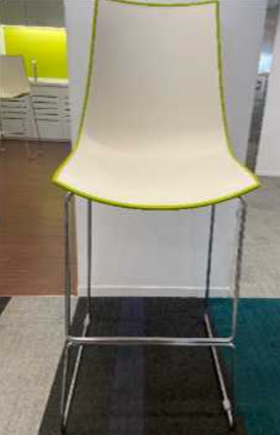Pedrali High Stool
Plastic seat and back shell
Front colour: White
Back colour: Light green