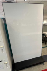 Mobile Whiteboard with castors