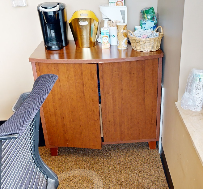 2-Door coffee cabinet