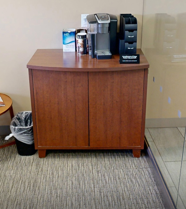 2-Door coffee cabinet