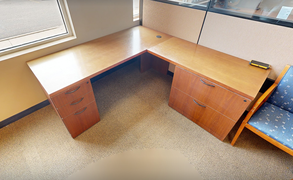 L-shaped desk