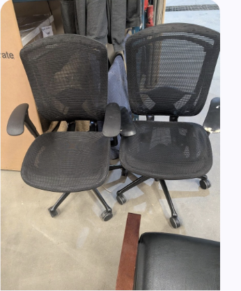 Black Task Chairs