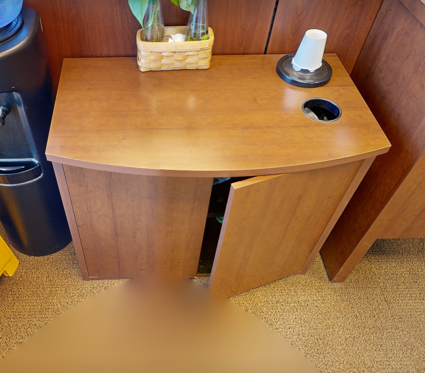 2-Door coffee cabinet