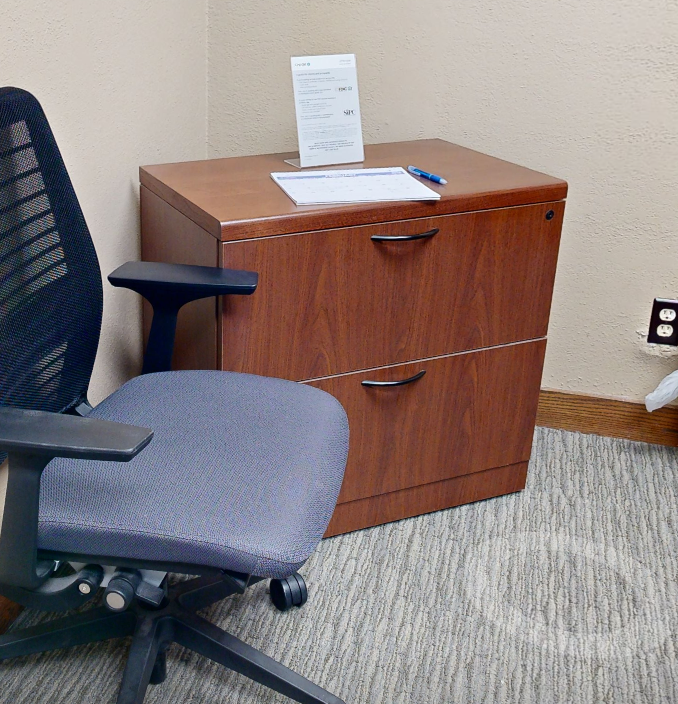 2D lateral filing cabinet