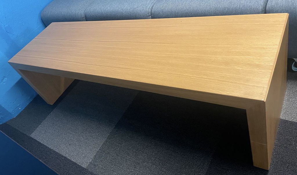 Large wooden bench