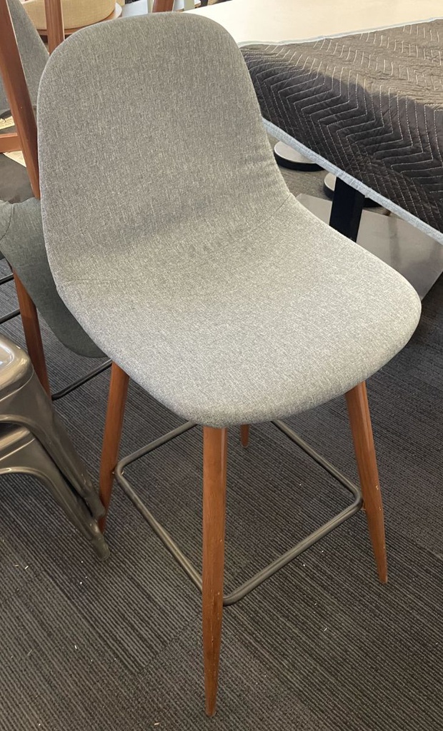 Upholstered bar height stool