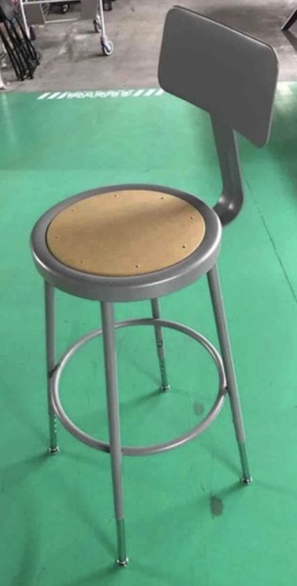 Metal barstool