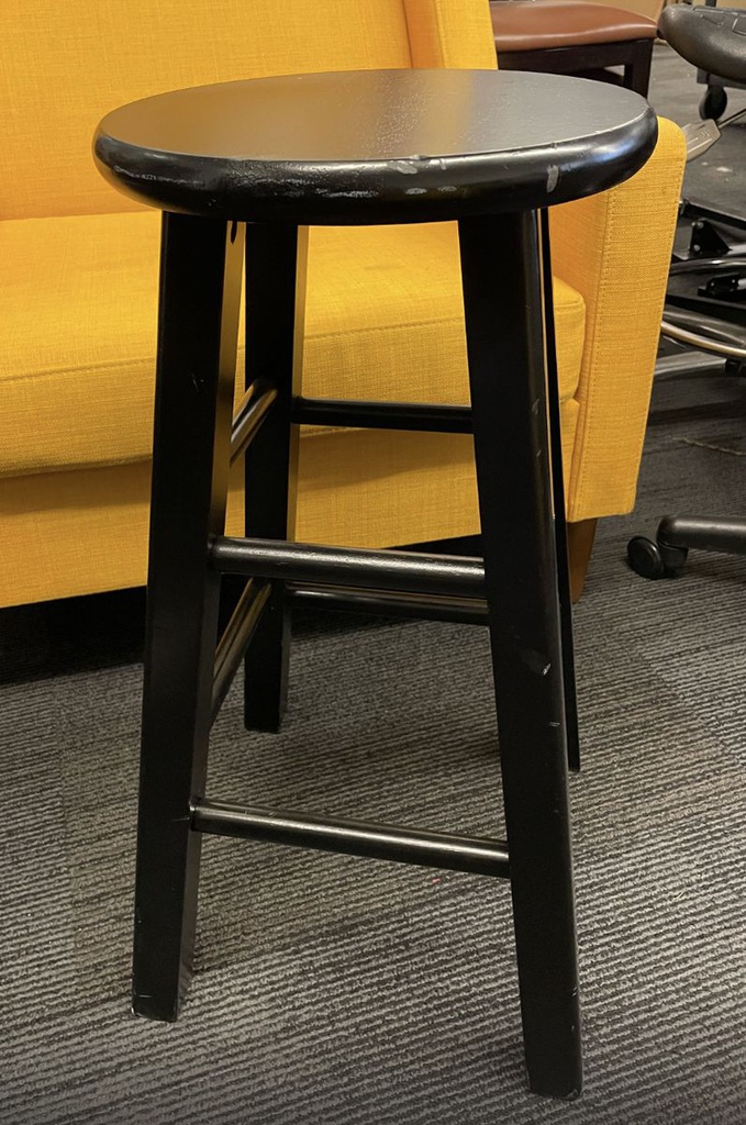 Black counter height stool