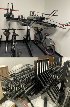 Bike racks (comes disassembled)