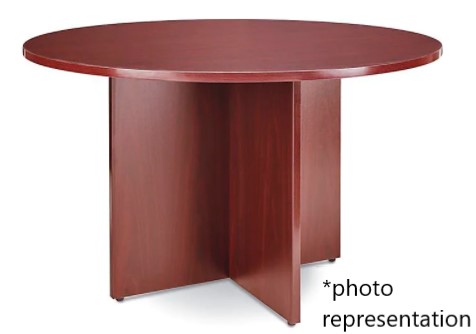 Round Conference Table with no Utility Ports