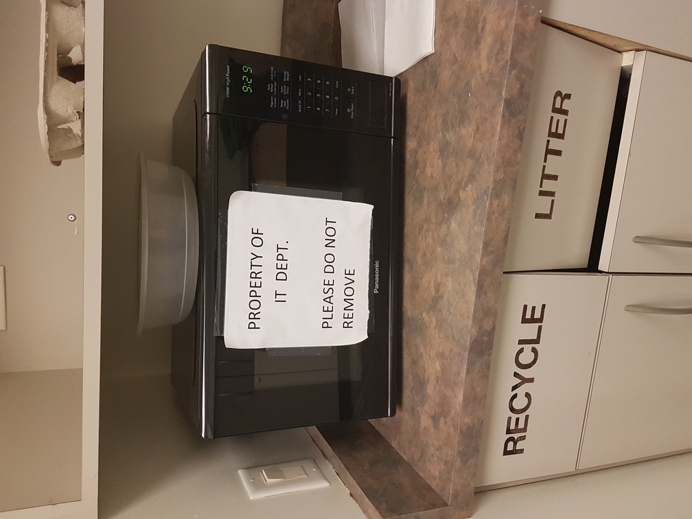 Microwave, black