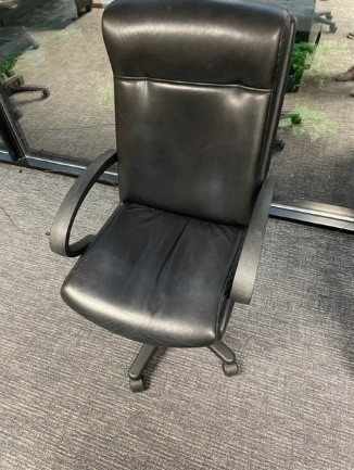Black Vinyl Chairs