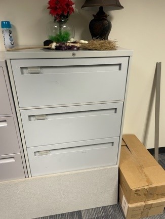 Off White 4 Drawer Lateral