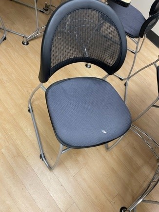 Blue Café Chairs
