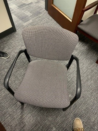 Grey Chair, no wheels