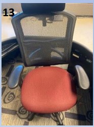 Red and Black Task Chair