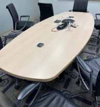 Oval 2 Piece Maple Table