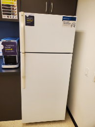 Top-Freezer Fridge, GE