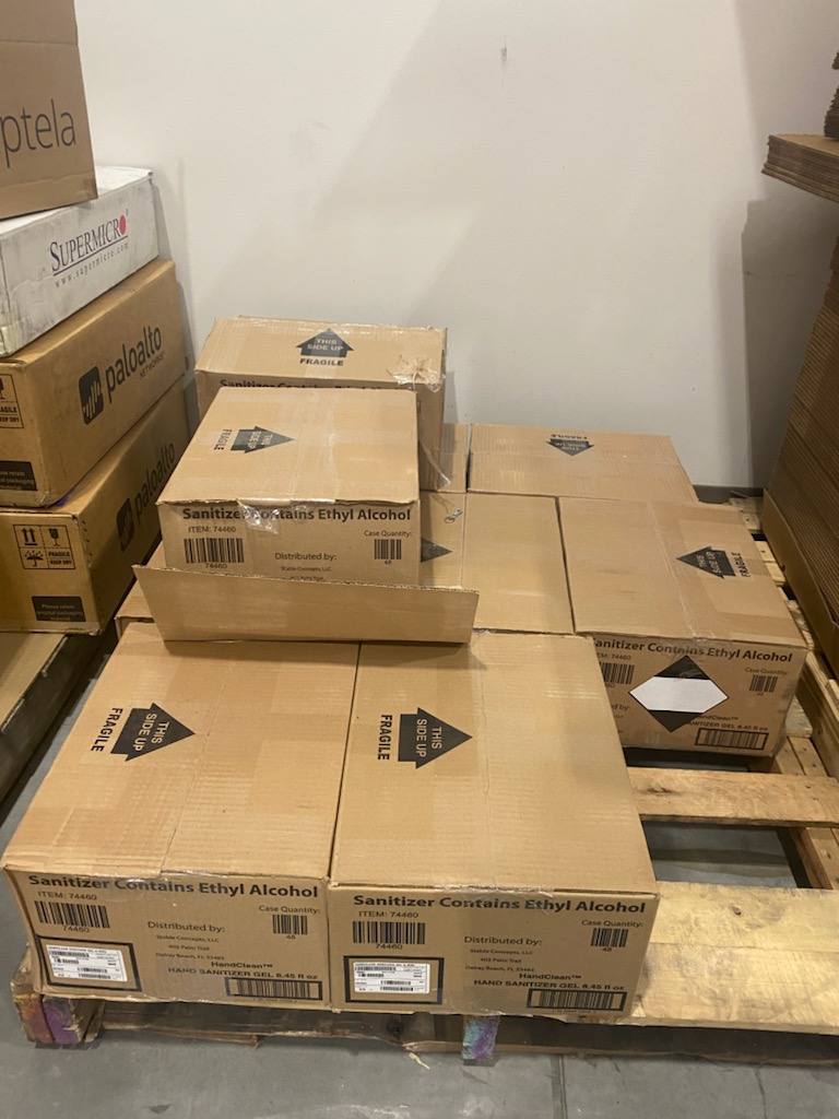 Case of Hand Sanitzer