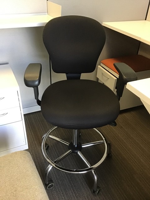 Tall Black Office Chair