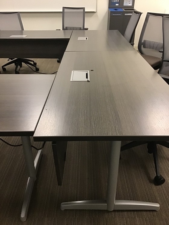Conference table with Power Connecting(5’L x 30”W x 30”H)
