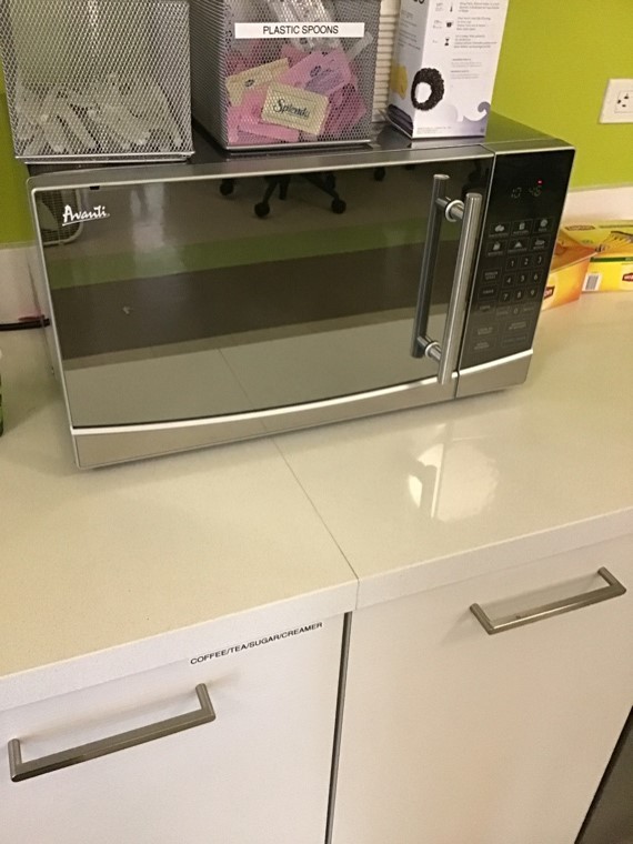 Microwave (21”W x 15”D x 12”H)