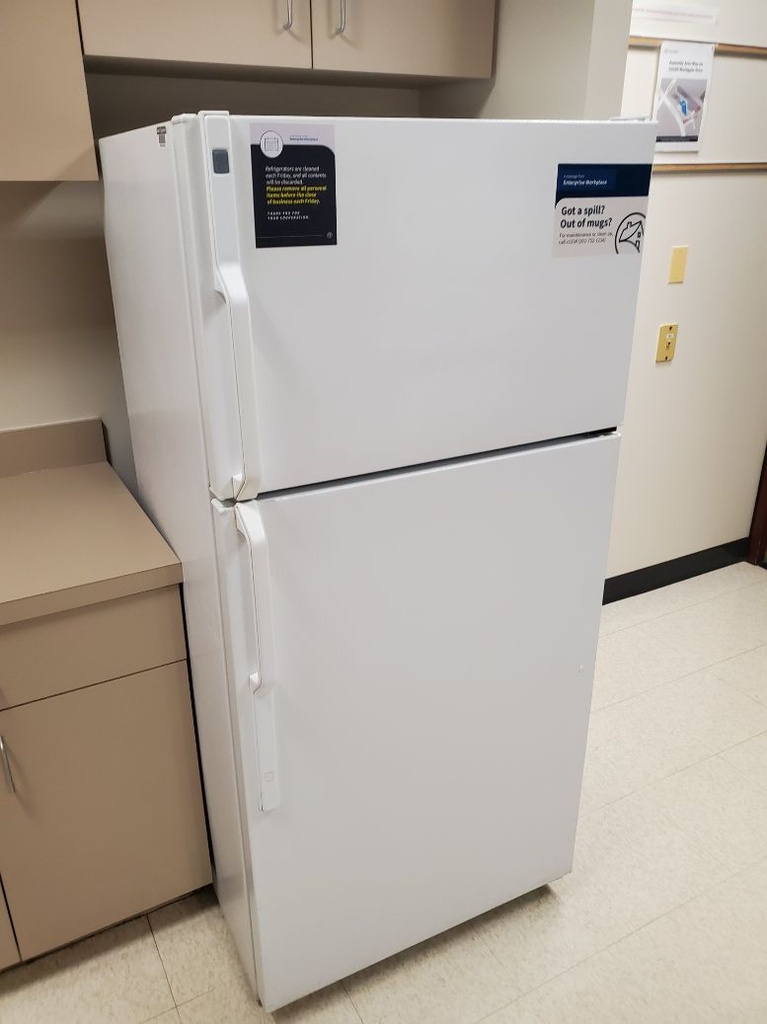 Top-Freezer Fridge, GE