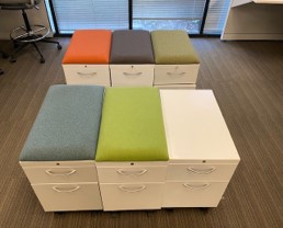 2 Drawer Storage Pedestals 