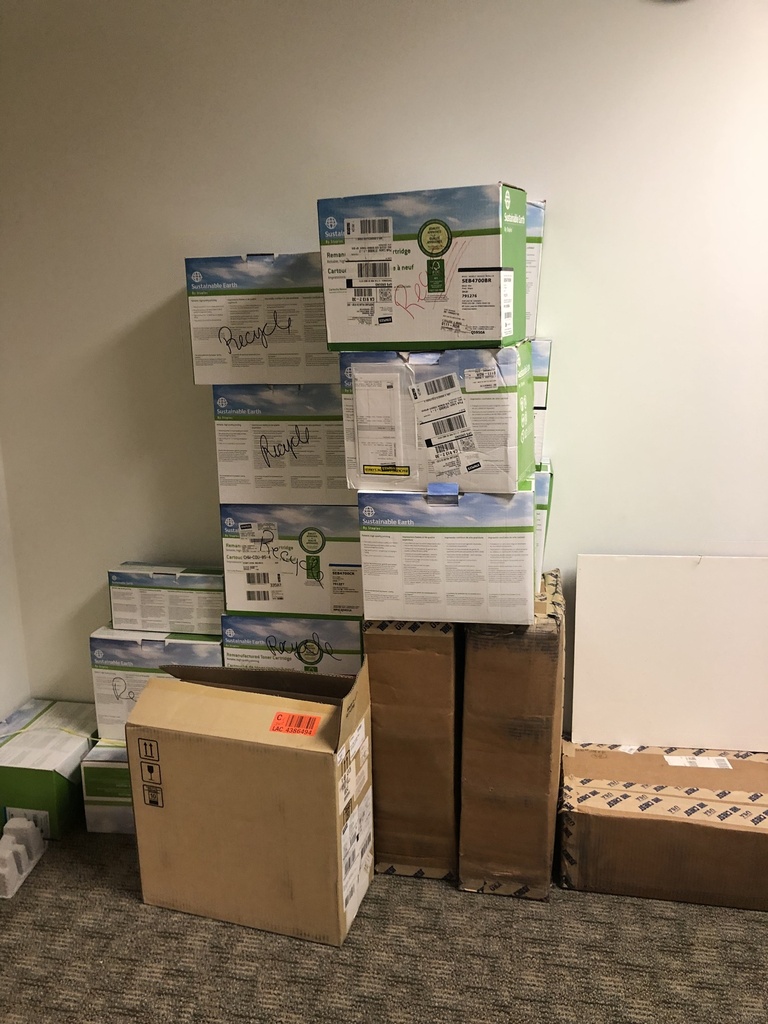 Boxes of Paper, Toner, Supplies, etc.