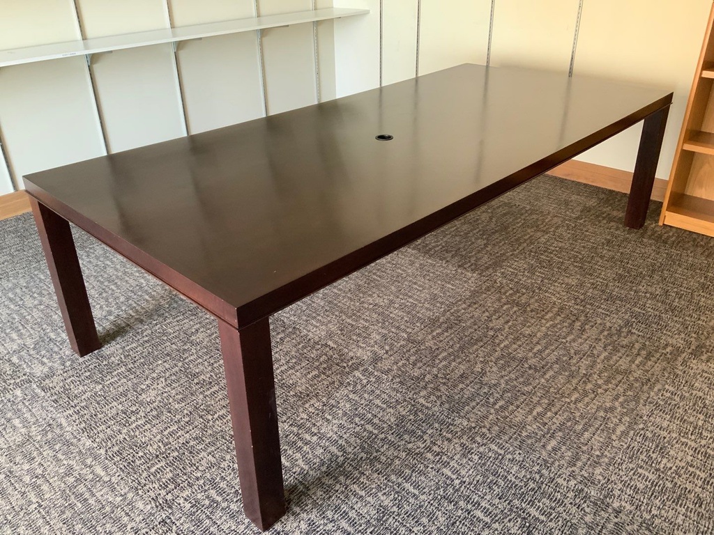 Conference Table, 4 Corner Legs, 1 Piece Top, 48x102