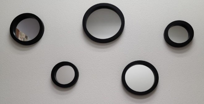 Set of 5 Wall Mirror 