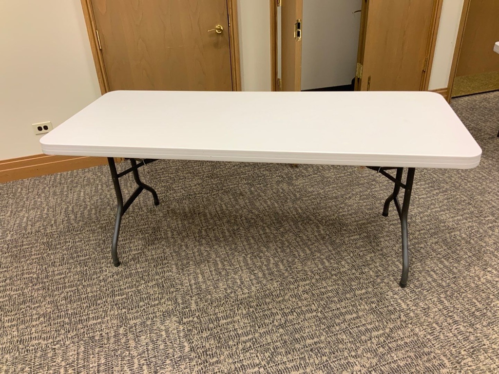 Lightweight Plastic Folding Table, 30 x72