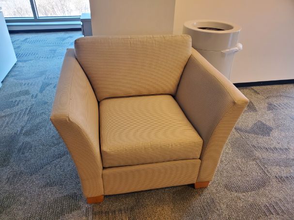 Tan Lounge Chair