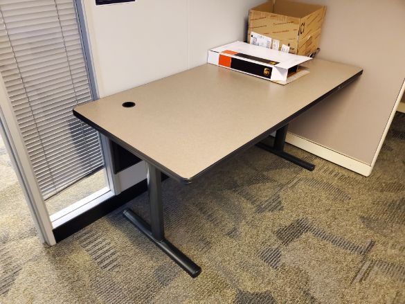 Bronze Laminate Folding Table, 6' x 30"