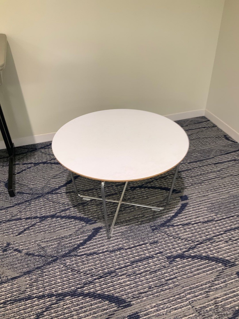 Folding Table, C-Legs, Grey Plastic Top, Black Frame, 24x60