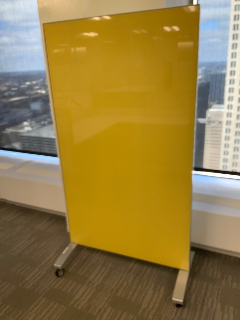 Glass Board Finish, 2 Sided, 2 Colors, 72H x 42W