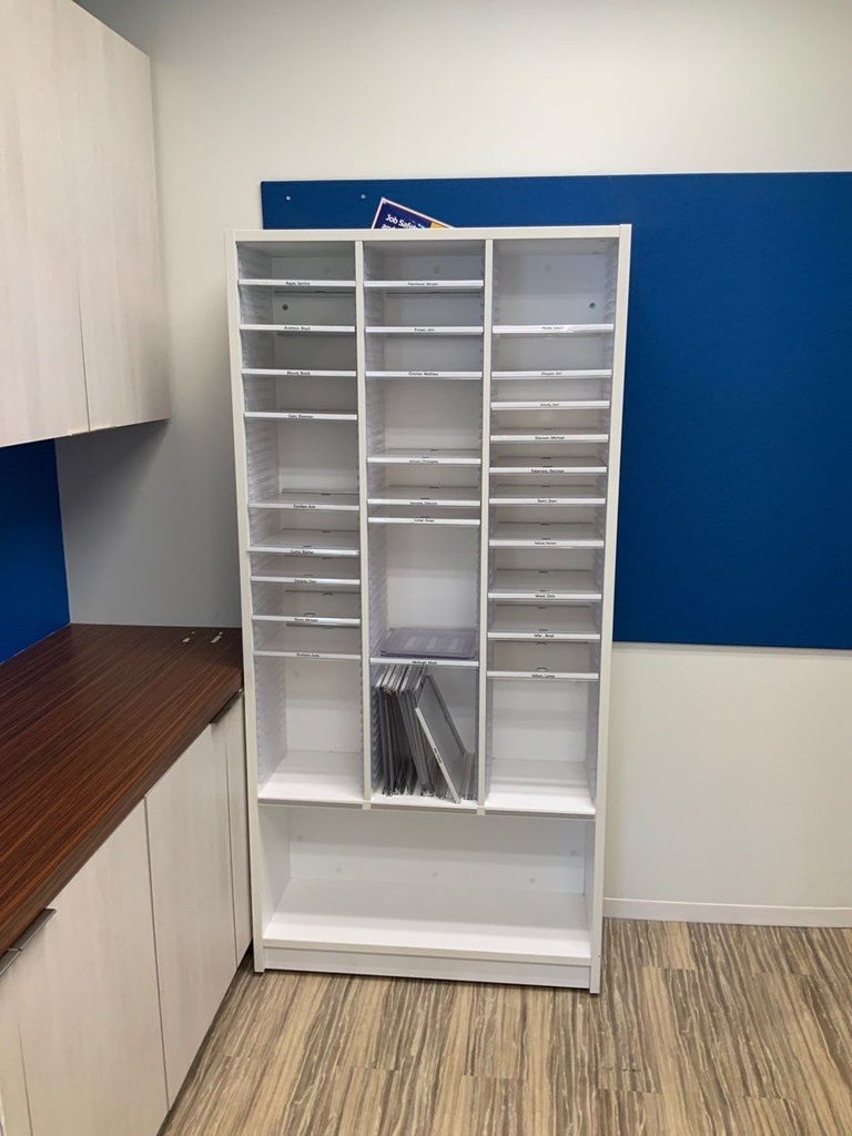 Freestanding Maill Sorter / Cabinet