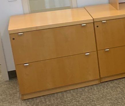 Executive Wood Veneer 2 - Drawer Lateral File, 30"W x 24"D