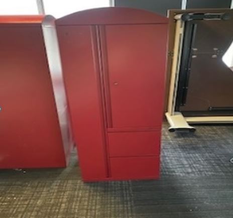 Red Storage Cabinets (25th floor)