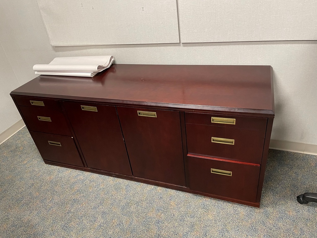 Wood Credenza - Dark