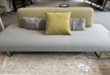 Couch - Gray and Yellow