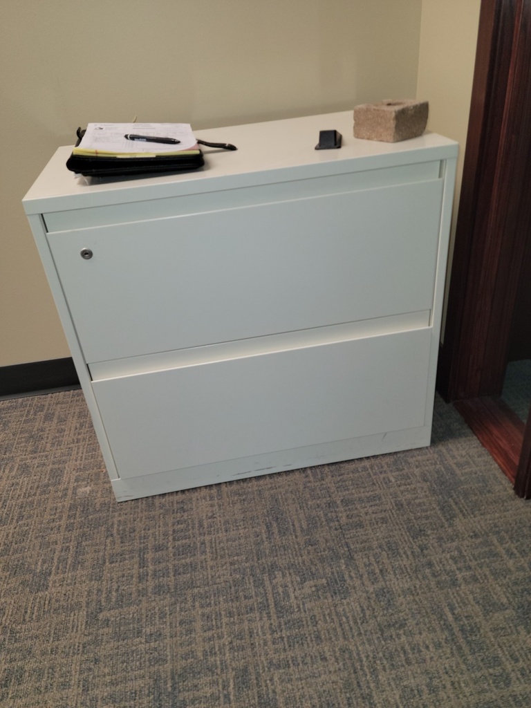 2 drawer 36” w lat file metal