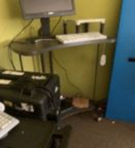 Desk, standing height