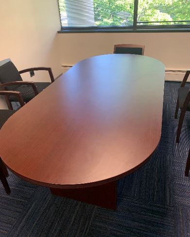 Oval Small Conference Table, 64"x44"