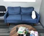 Couch, blue