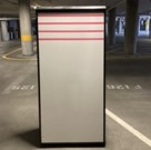 Double-Sided Rolling White Board / Tack Board (36 1/4W 76H)