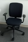 Task chair, black, adjustable | Silla operativa, negra, regulable