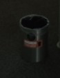 Round metal garbage bin | Cubo de basura metalico redondo