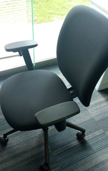 Task chair, black, adjustable | Silla operativa, negro, regulable