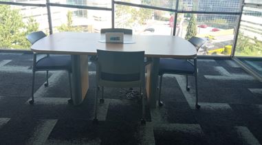 Meeting table, grey | Mesa de reuniones, gris